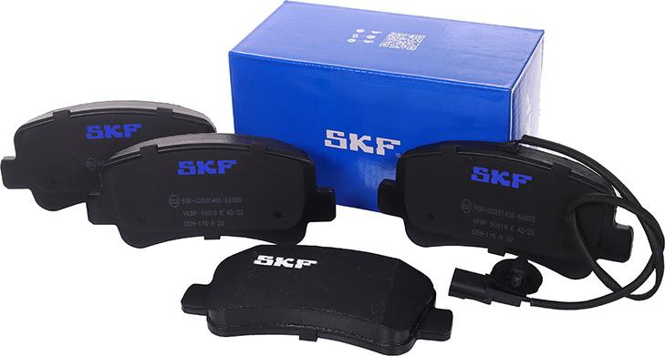 SKF VKBP 90010 E - Bromsbeläggssats, skivbroms xdelar.se