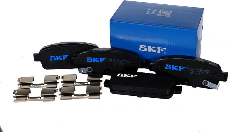 SKF VKBP 90033 A - Bromsbeläggssats, skivbroms xdelar.se