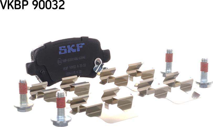 SKF VKBP 90032 A - Bromsbeläggssats, skivbroms xdelar.se