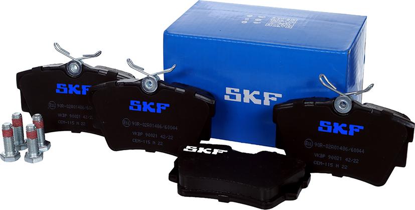 SKF VKBP 90021 - Bromsbeläggssats, skivbroms xdelar.se