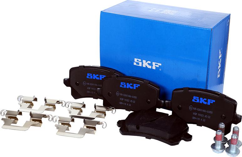 SKF VKBP 90023 - Bromsbeläggssats, skivbroms xdelar.se