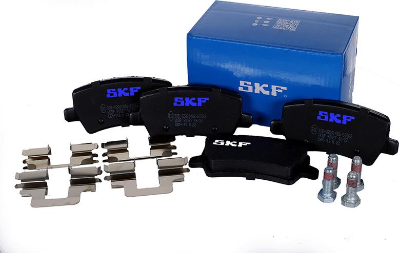 SKF VKBP 90027 - Bromsbeläggssats, skivbroms xdelar.se