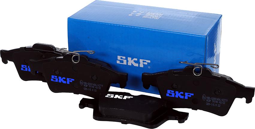 SKF VKBP 90148 - Bromsbeläggssats, skivbroms xdelar.se