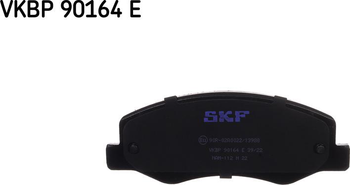 SKF VKBP 90164 E - Bromsbeläggssats, skivbroms xdelar.se