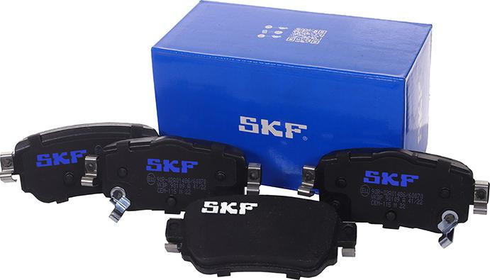 SKF VKBP 90109 A - Bromsbeläggssats, skivbroms xdelar.se