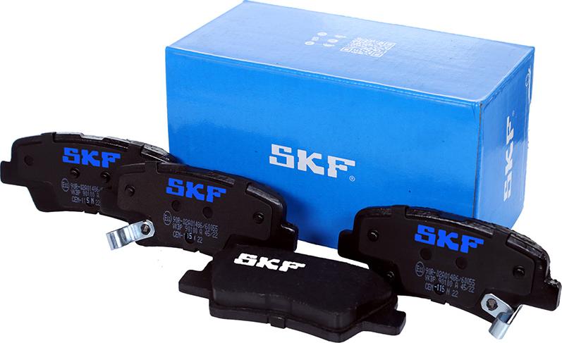 SKF VKBP 90100 A - Bromsbeläggssats, skivbroms xdelar.se