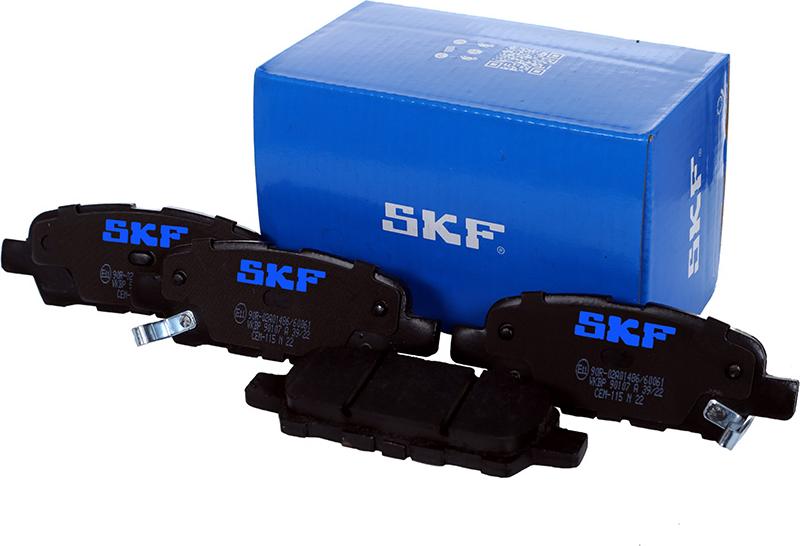 SKF VKBP 90107 A - Bromsbeläggssats, skivbroms xdelar.se