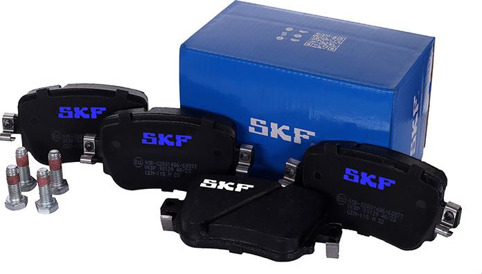 SKF VKBP 90129 - Bromsbeläggssats, skivbroms xdelar.se