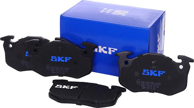 SKF VKBP 90120 - Bromsbeläggssats, skivbroms xdelar.se