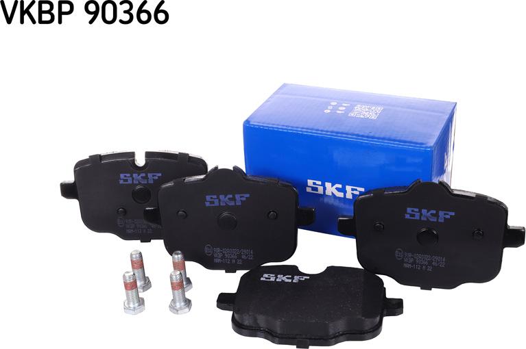 SKF VKBP 90366 - Bromsbeläggssats, skivbroms xdelar.se