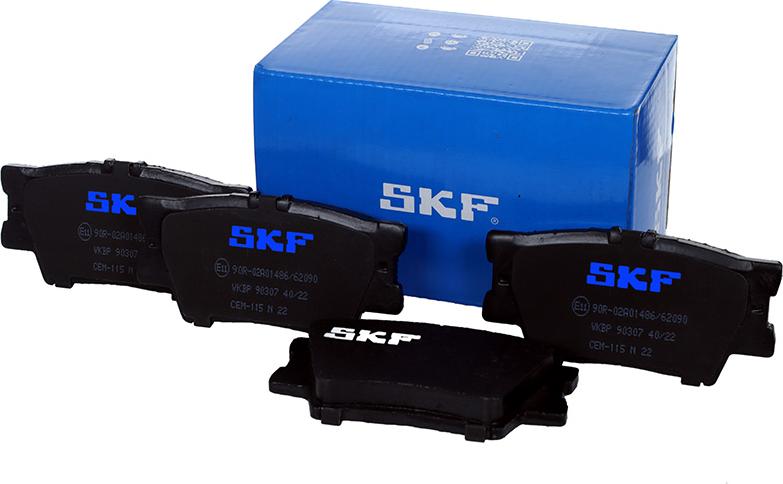 SKF VKBP 90307 - Bromsbeläggssats, skivbroms xdelar.se