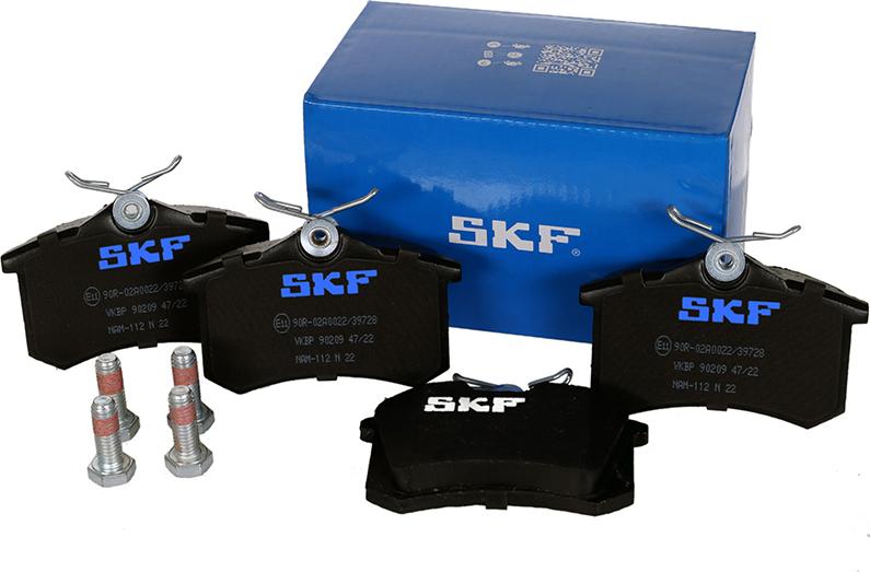 SKF VKBP 90209 - Bromsbeläggssats, skivbroms xdelar.se