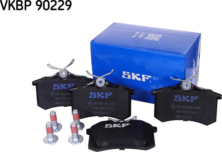 SKF VKBP 90229 - Bromsbeläggssats, skivbroms xdelar.se