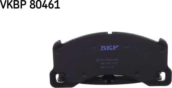 SKF VKBP 80461 - Bromsbeläggssats, skivbroms xdelar.se