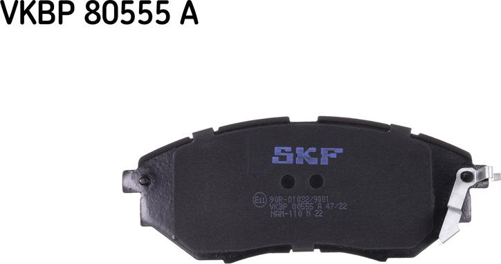 SKF VKBP 80555 A - Bromsbeläggssats, skivbroms xdelar.se