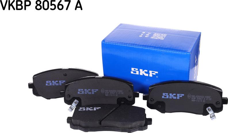 SKF VKBP 80567 A - Bromsbeläggssats, skivbroms xdelar.se