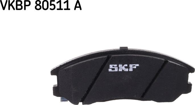 SKF VKBP 80511 A - Bromsbeläggssats, skivbroms xdelar.se