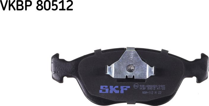 SKF VKBP 80512 - Bromsbeläggssats, skivbroms xdelar.se