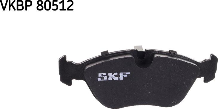 SKF VKBP 80512 - Bromsbeläggssats, skivbroms xdelar.se