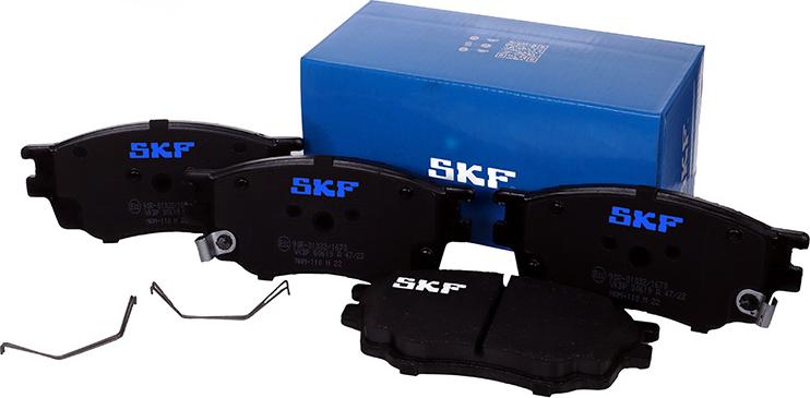 SKF VKBP 80619 A - Bromsbeläggssats, skivbroms xdelar.se