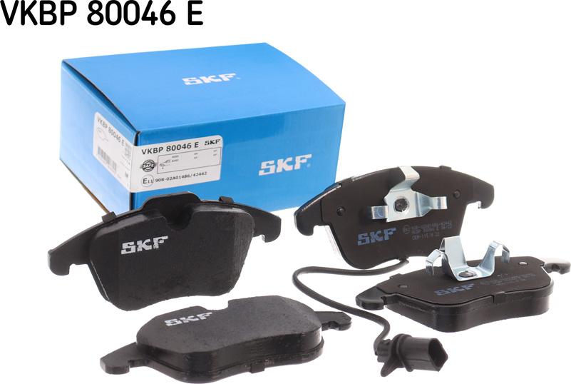 SKF VKBP 80046 E - Bromsbeläggssats, skivbroms xdelar.se