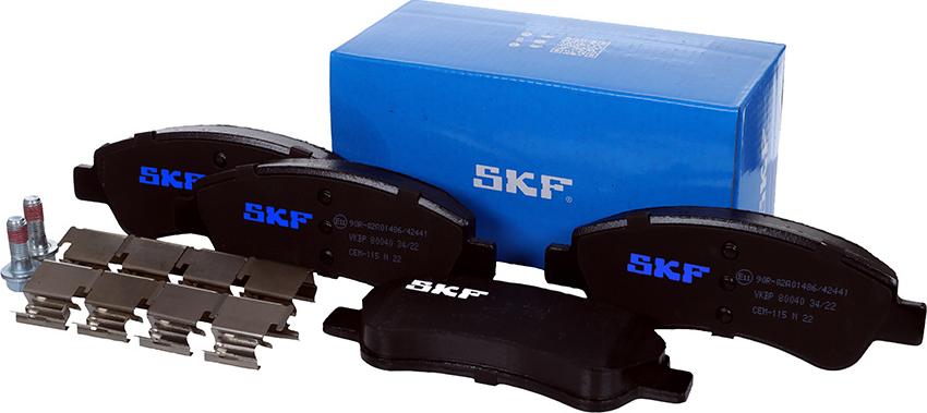 SKF VKBP 80040 - Bromsbeläggssats, skivbroms xdelar.se