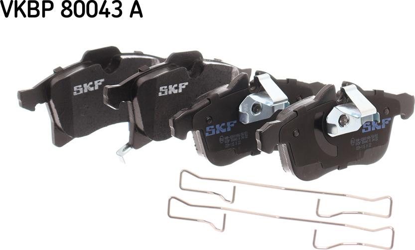 SKF VKBP 80043 A - Bromsbeläggssats, skivbroms xdelar.se