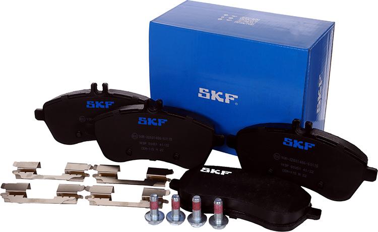 SKF VKBP 80051 - Bromsbeläggssats, skivbroms xdelar.se