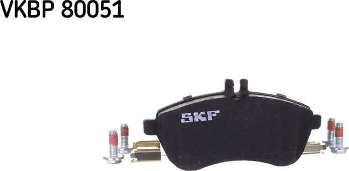 SKF VKBP 80051 - Bromsbeläggssats, skivbroms xdelar.se