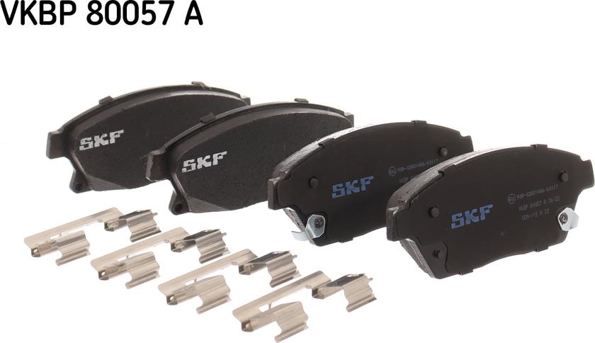 SKF VKBP 80057 A - Bromsbeläggssats, skivbroms xdelar.se