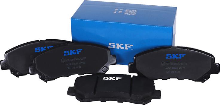 SKF VKBP 80069 - Bromsbeläggssats, skivbroms xdelar.se