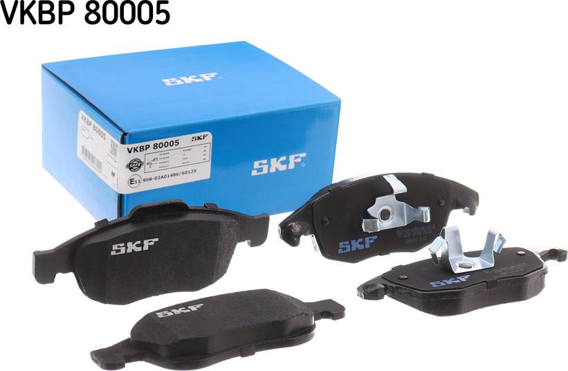 SKF VKBP 80005 - Bromsbeläggssats, skivbroms xdelar.se