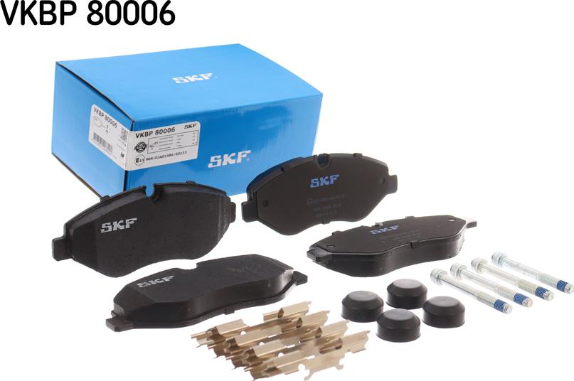 SKF VKBP 80006 - Bromsbeläggssats, skivbroms xdelar.se