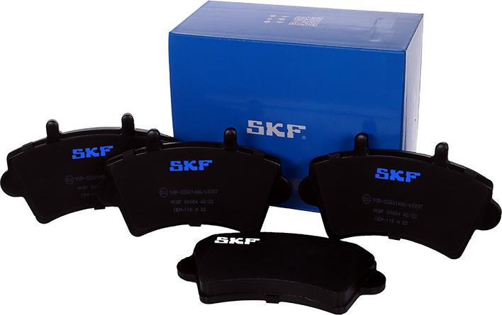 SKF VKBP 80084 - Bromsbeläggssats, skivbroms xdelar.se