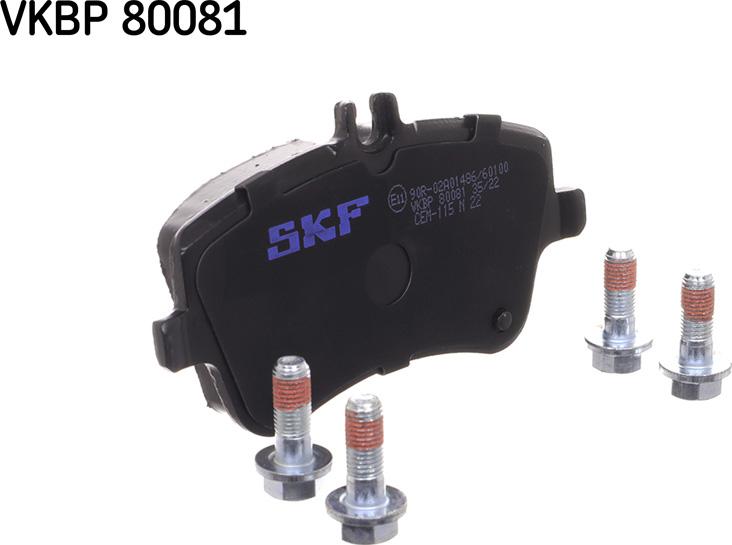 SKF VKBP 80081 - Bromsbeläggssats, skivbroms xdelar.se