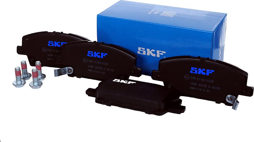 SKF VKBP 80195 A - Bromsbeläggssats, skivbroms xdelar.se