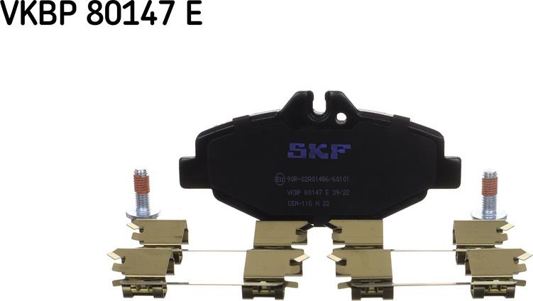 SKF VKBP 80147 E - Bromsbeläggssats, skivbroms xdelar.se