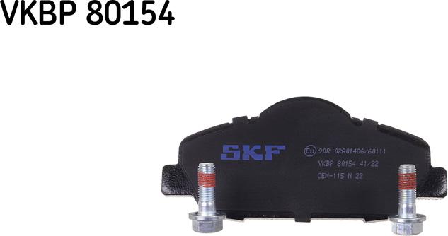 SKF VKBP 80154 - Bromsbeläggssats, skivbroms xdelar.se