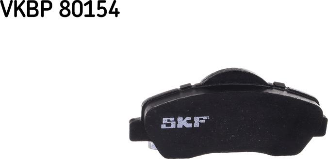 SKF VKBP 80154 - Bromsbeläggssats, skivbroms xdelar.se