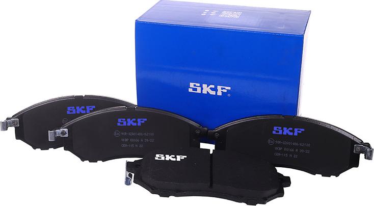 SKF VKBP 80166 A - Bromsbeläggssats, skivbroms xdelar.se