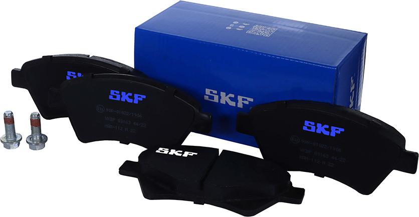 SKF VKBP 80163 - Bromsbeläggssats, skivbroms xdelar.se