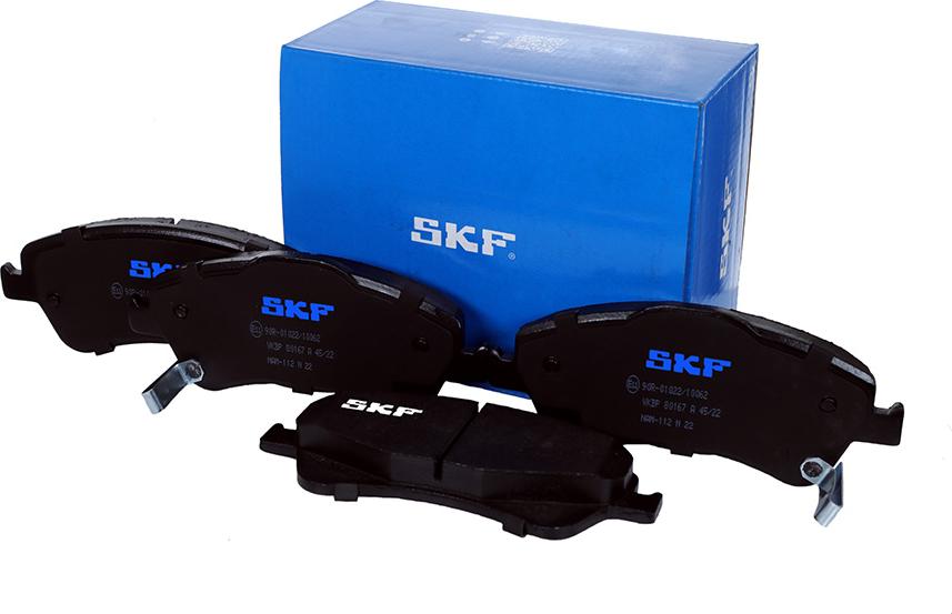 SKF VKBP 80167 A - Bromsbeläggssats, skivbroms xdelar.se