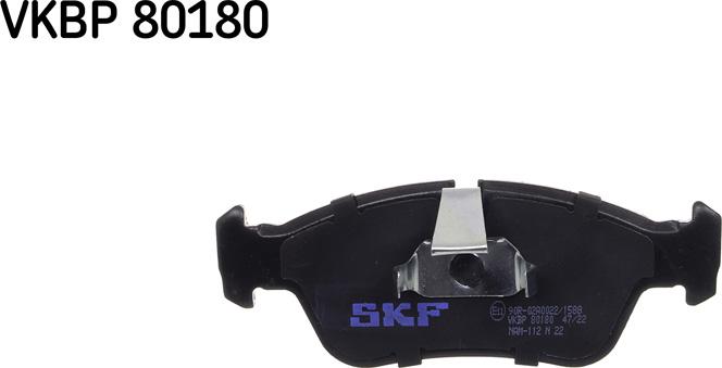 SKF VKBP 80180 - Bromsbeläggssats, skivbroms xdelar.se