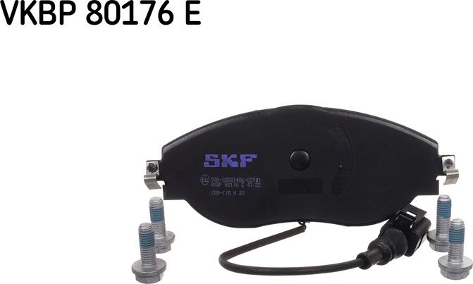 SKF VKBP 80176 E - Bromsbeläggssats, skivbroms xdelar.se