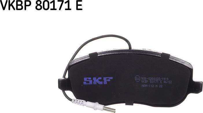 SKF VKBP 80171 E - Bromsbeläggssats, skivbroms xdelar.se