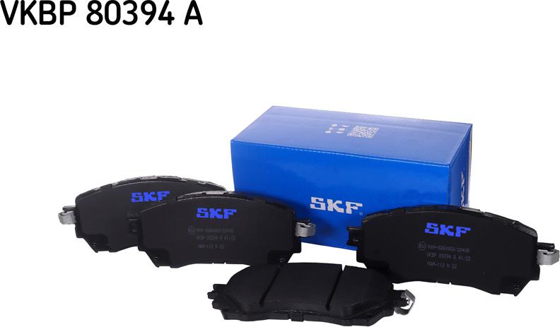 SKF VKBP 80394 A - Bromsbeläggssats, skivbroms xdelar.se