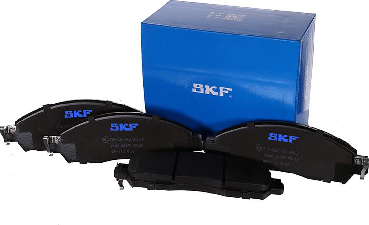 SKF VKBP 80339 - Bromsbeläggssats, skivbroms xdelar.se