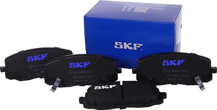 SKF VKBP 80256 A - Bromsbeläggssats, skivbroms xdelar.se