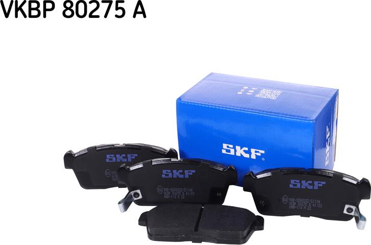 SKF VKBP 80275 A - Bromsbeläggssats, skivbroms xdelar.se