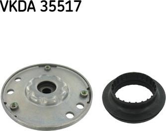 SKF VKDA 35517 - Fjäderbens-stödlager xdelar.se